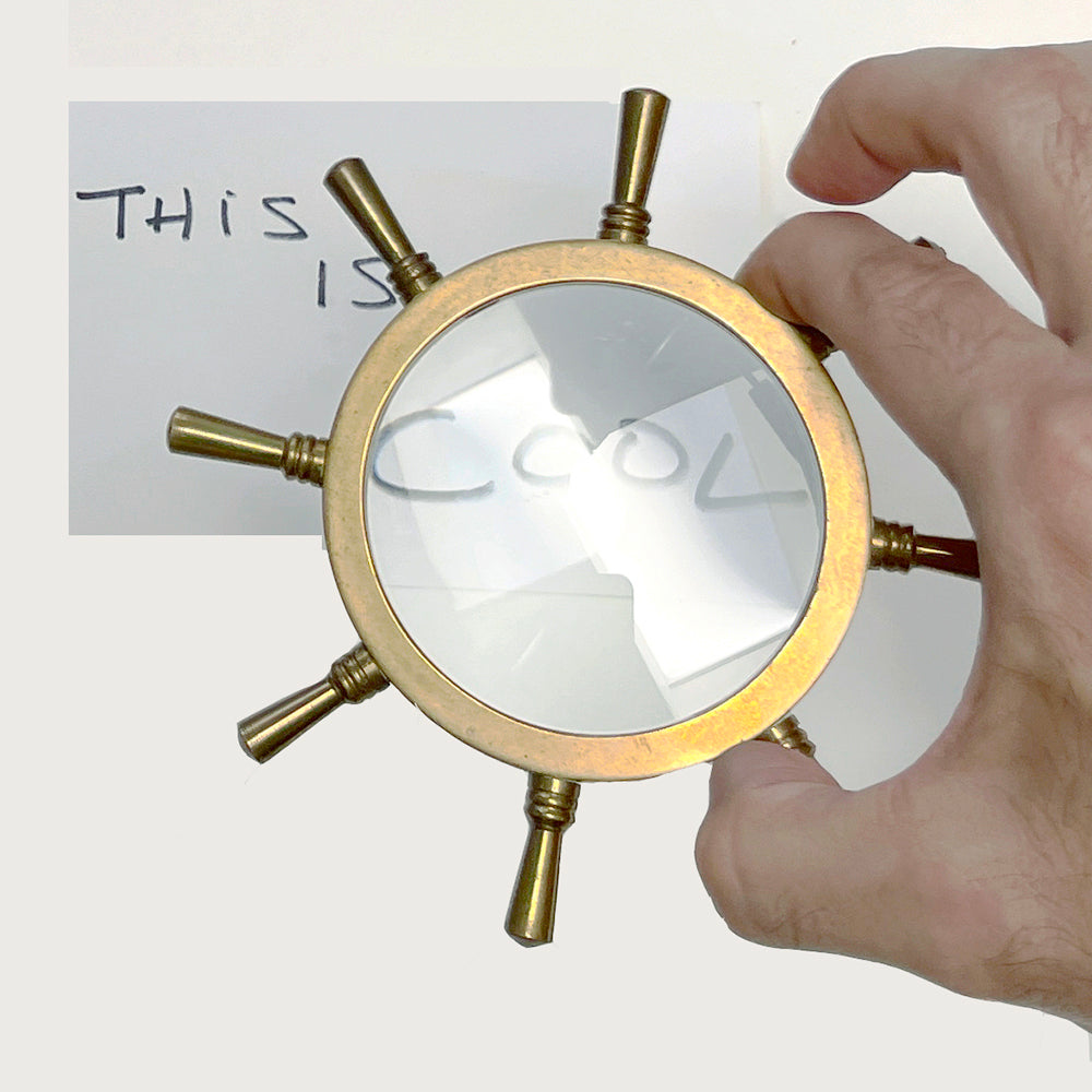 Vintage Brass Maritime Ship&