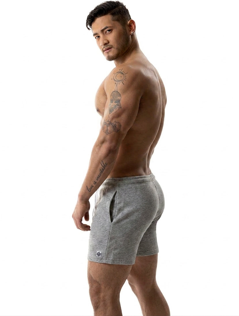 GRAY Hugger Sweat Shorts