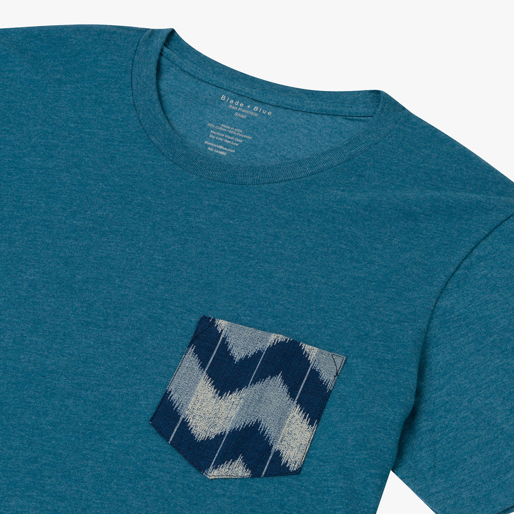 Teal Blue Heather with &