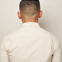 Long Sleeve Khaki Chambray Shirt - Kent
