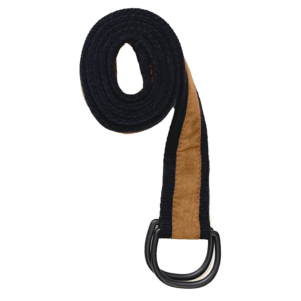 Faux Suede Colorblock Belt - Made In USA by One Magnificent Beast