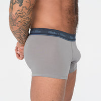 Dolphin Grey Trunk Underwear - Made In USA