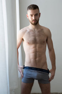 Dolphin Grey Trunk Underwear - Made In USA