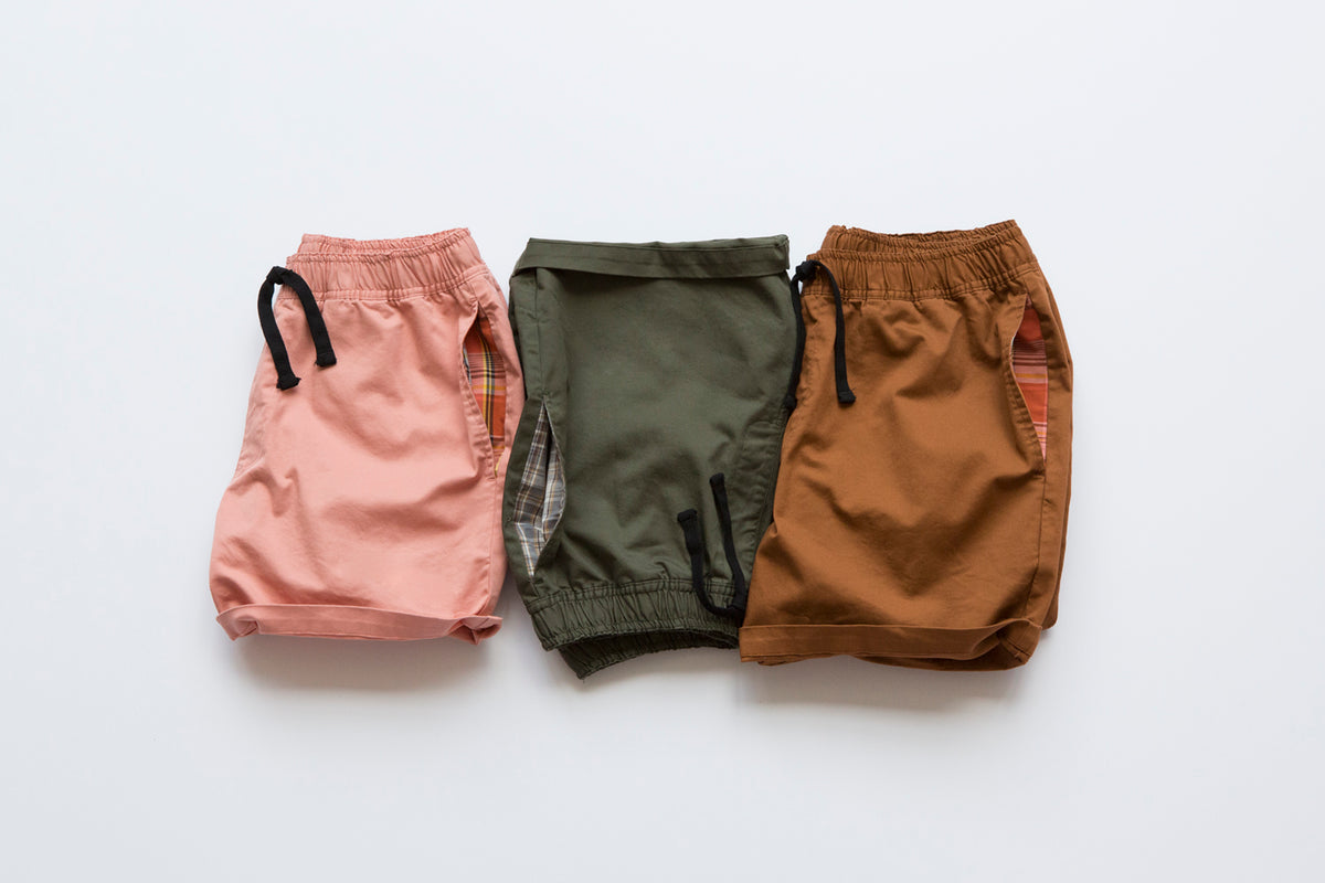 40% OFF AFTER CODE NEWFALL: "The Paradise Short" in Pink Stretch Twill - Made In USA