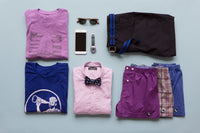 Solid Lavender Melange Shirt - Lenny