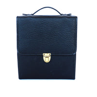Vintage Scotch, Bourbon & Gin Travel Bar in Leather Case