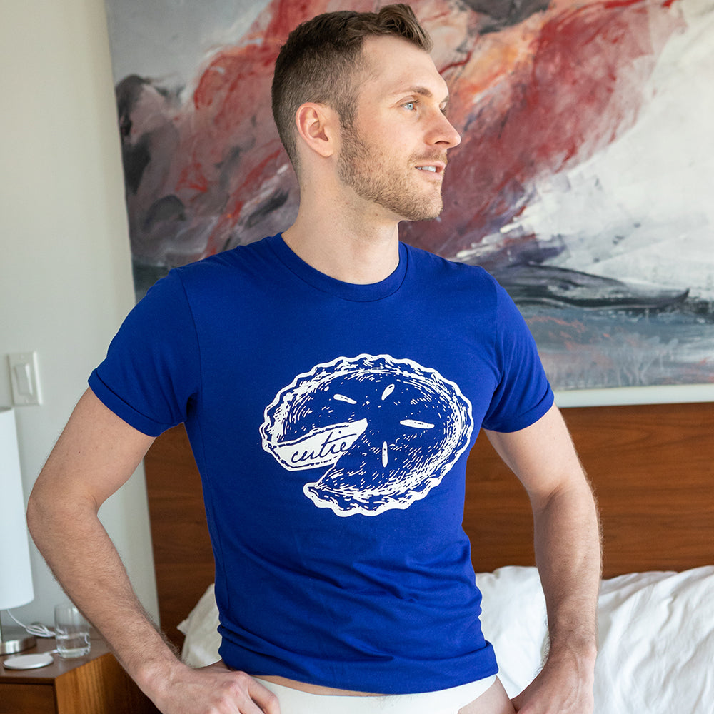 THE FAMOUS! Royal Blue 'Cutie Pie' Tee - Made In USA