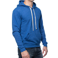 40% OFF AFTER CODE: CRAZY30 Royal Blue Popover Hooded Fleece Sweatshirt - Made in USA