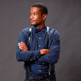 Suspenders and Bow Tie look