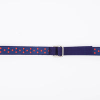 Red & Blue Polka Dot Belt by One Magnificent Beast