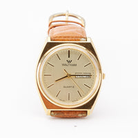 Vintage Gold Tone Waltham Day/Date Watch