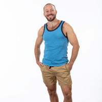 "The Paradise Short" in Khaki Stretch Twill - Made In USA
