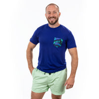 "The Paradise Short" in Mint Green Stretch Twill - Made In USA