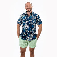 "The Paradise Short" in Mint Green Stretch Twill - Made In USA