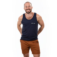 40% OFF AFTER CODE NEWFALL: Navy Blue Illustrated Butterfly Graphic Tank Top