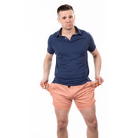 40% OFF AFTER CODE: WOW25 "The Paradise Short" in Pink Stretch Twill - Made In USA