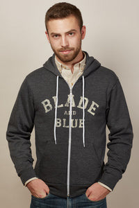 Grey Blade + Blue Hoodie
