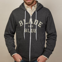 Grey Blade + Blue Hoodie