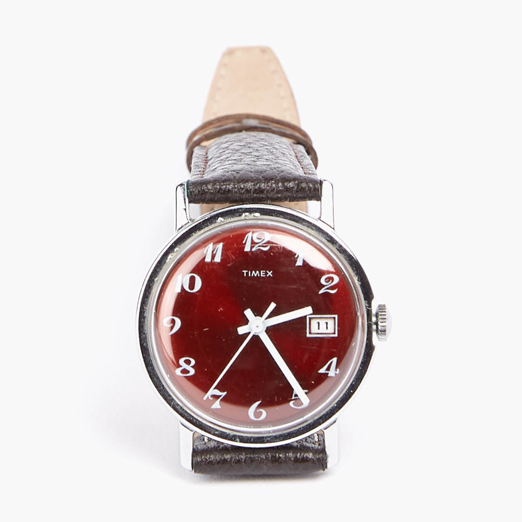 Vintage Red Timex Watch