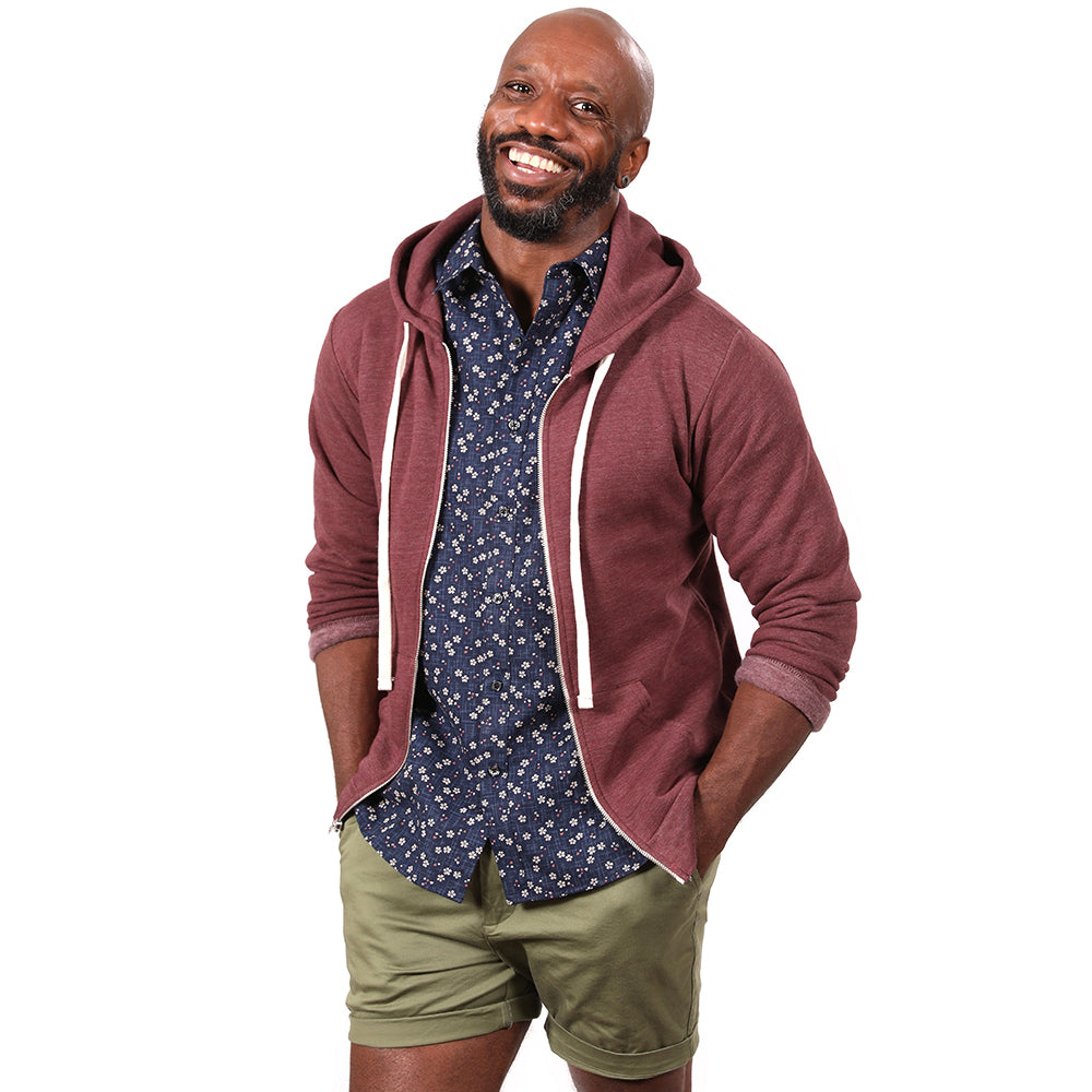30% OFF THIS WEEKEND AFTER CODE NEW FALL: Olive Cotton Stretch Twill Shorts - Made in USA