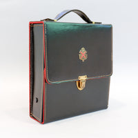 Vintage Gin, Scotch & Rye Travel Bar in Leather Case
