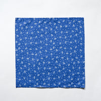 Royal Blue with Botanical Print Pocket Square