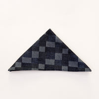 Denim Patchwork Pocket Square