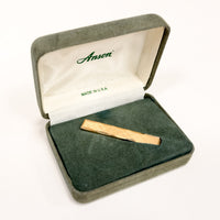 Vintage Gold Tone Tie Clip by Anson