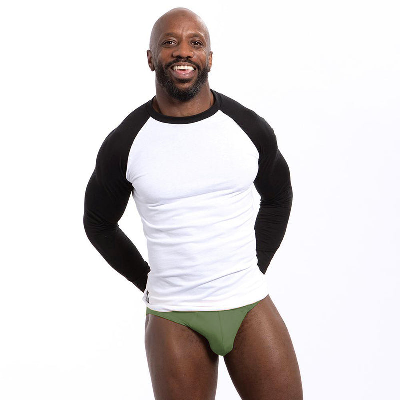 Grassy Green Low Rise Brief Underwear - Made In USA