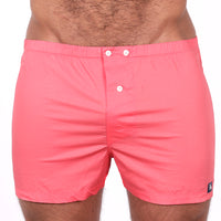 Solid Hot Pink Boxer Short - Devon