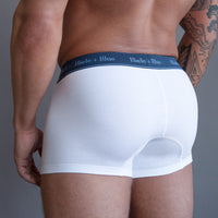 Pure White Trunk Underwear - Made In USA