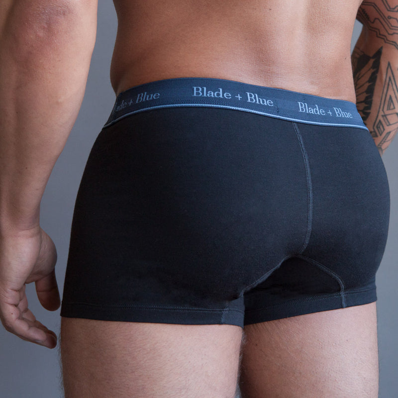 Black Trunk Underwear - Made In USA