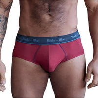 Red Classic Fit Brief Underwear - Made In USA