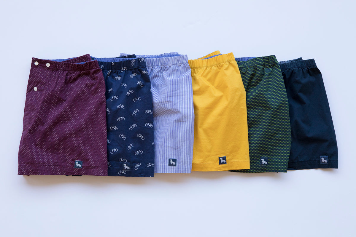 "RENATO" - Solid Gold Slim-Cut Boxer Short - Made In USA