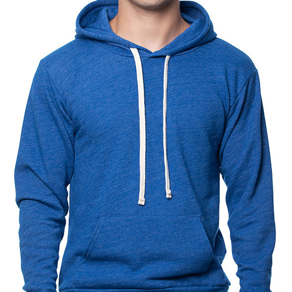 40% OFF AFTER CODE: CRAZY30 Royal Blue Popover Hooded Fleece Sweatshirt - Made in USA