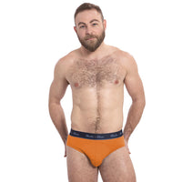 Orange Sherbert Low Rise Brief Underwear - Made In USA