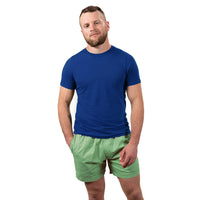 Royal Blue Cotton Classic Short Sleeve Tee - Made In USA