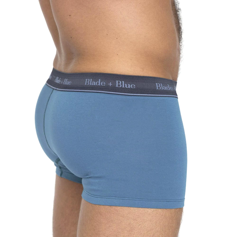 Steel Blue Trunk Underwear - Made In USA