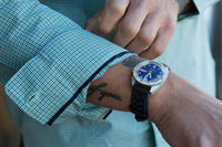 Green, Blue & White Micro Check Shirt - Matts