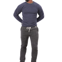 Charcoal Grey Marled Tri-Blend Jogger - Made In USA