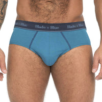 Aqua Blue Brief Underwear - Made In USA