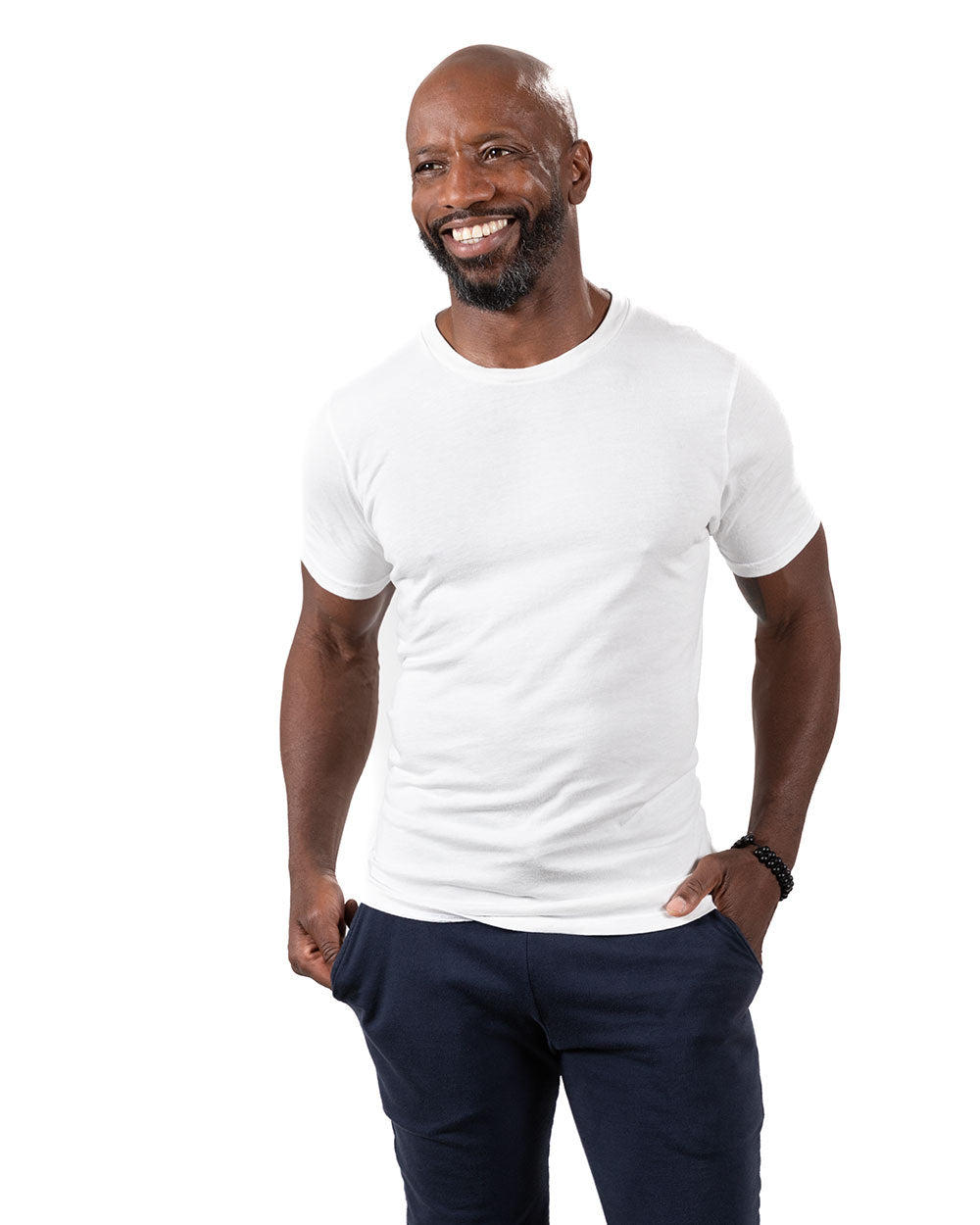 White Cotton Classic Short Sleeve Tee - Made In USA