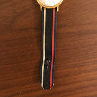Vintage Westclox Automatic Watch With Stripe Band