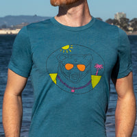 Provincetown Teal Beach-Ready Bear Tee