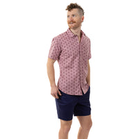 30% OFF THIS WEEKEND AFTER CODE NEW FALL: Bright Navy Blue Cotton Stretch Twill Shorts - Made in USA