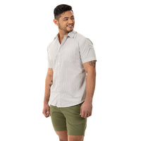 30% OFF THIS WEEKEND AFTER CODE NEW FALL: Olive Cotton Stretch Twill Shorts - Made in USA