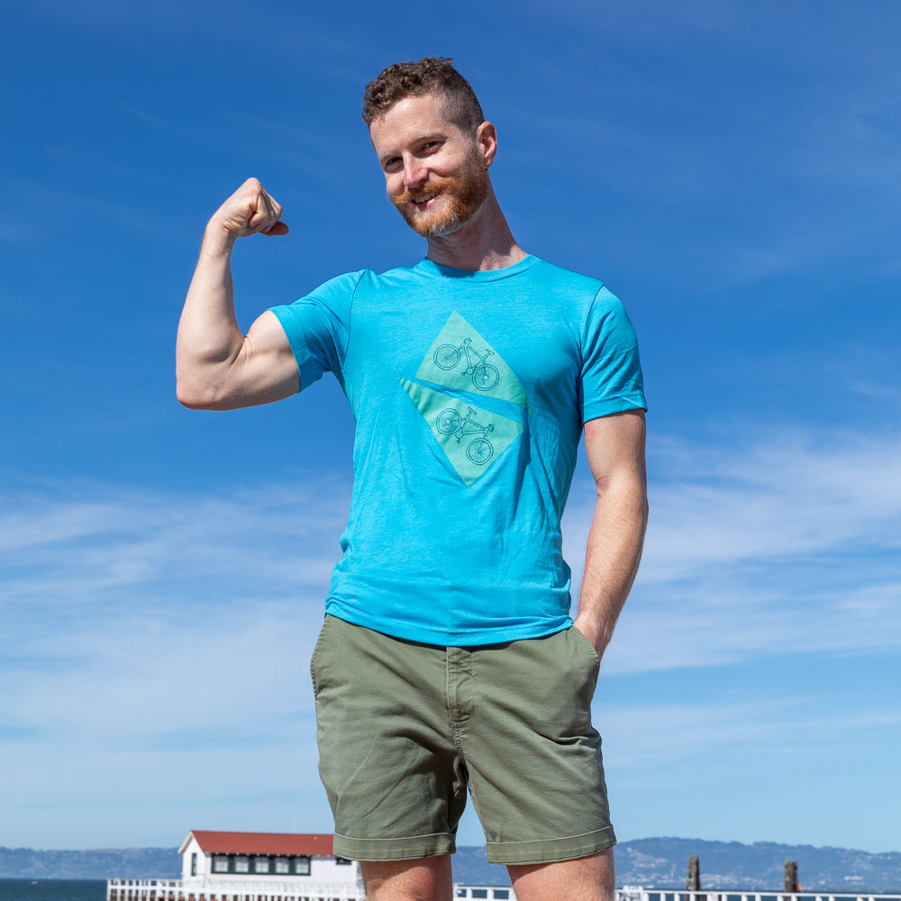 50% OFF AFTER CODE NEWFALL: Provincetown Aqua Speeding Bikes Tee