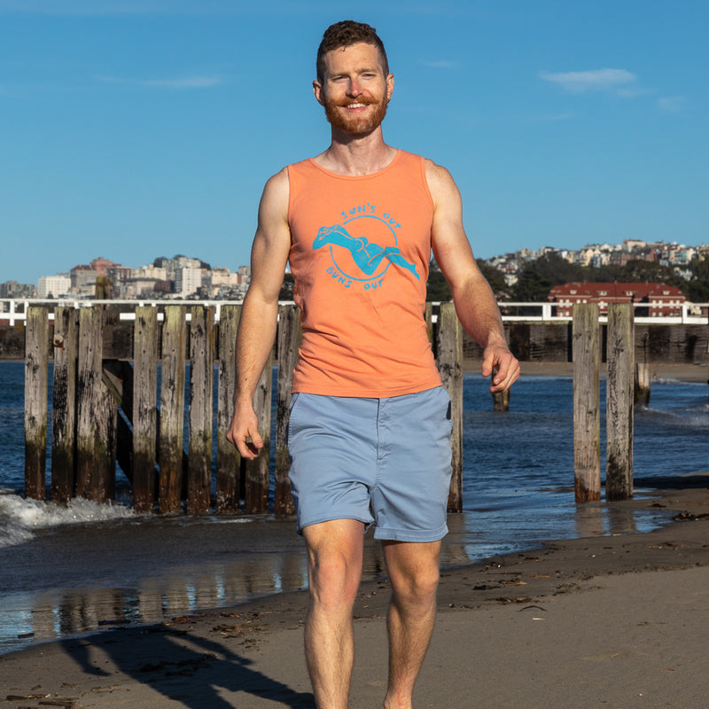 50% OFF AFTER CODE NEWFALL: Provincetown Melon "Suns Out Bun's Out" Sleeveless Tank