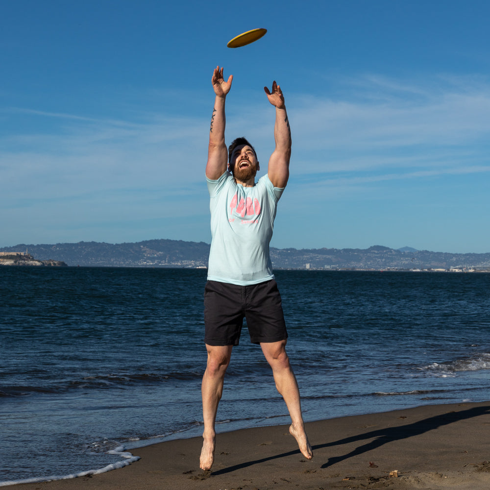 50% OFF AFTER CODE NEWFALL: Provincetown Pale Blue Buoys of Summer Tee Shirt - Made In USA