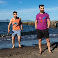 50% OFF AFTER CODE NEWFALL: Provincetown Magenta Tasty Creamsicle "Circle Fun" Tee